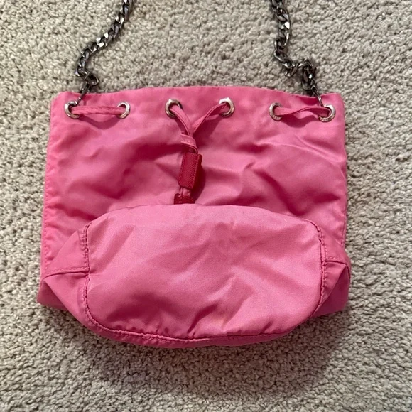 Prada Pink Chain Strap Shoulder Bag - Picture 2 of 8